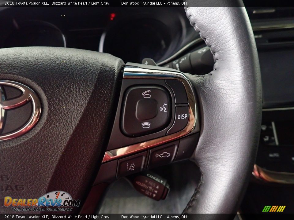 2018 Toyota Avalon XLE Blizzard White Pearl / Light Gray Photo #30