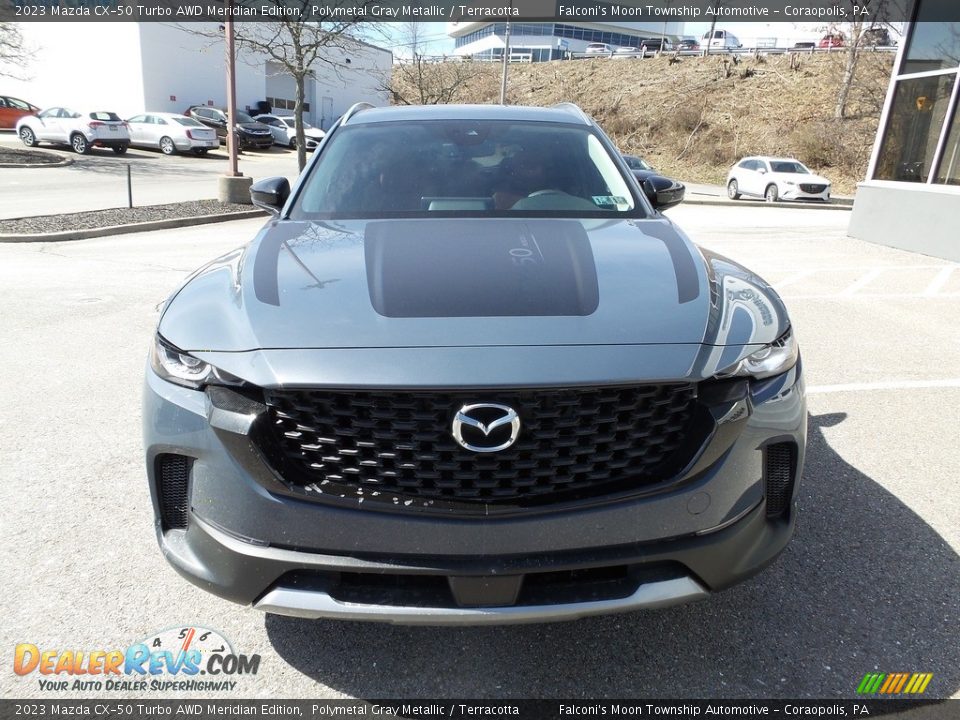 2023 Mazda CX-50 Turbo AWD Meridian Edition Polymetal Gray Metallic / Terracotta Photo #7