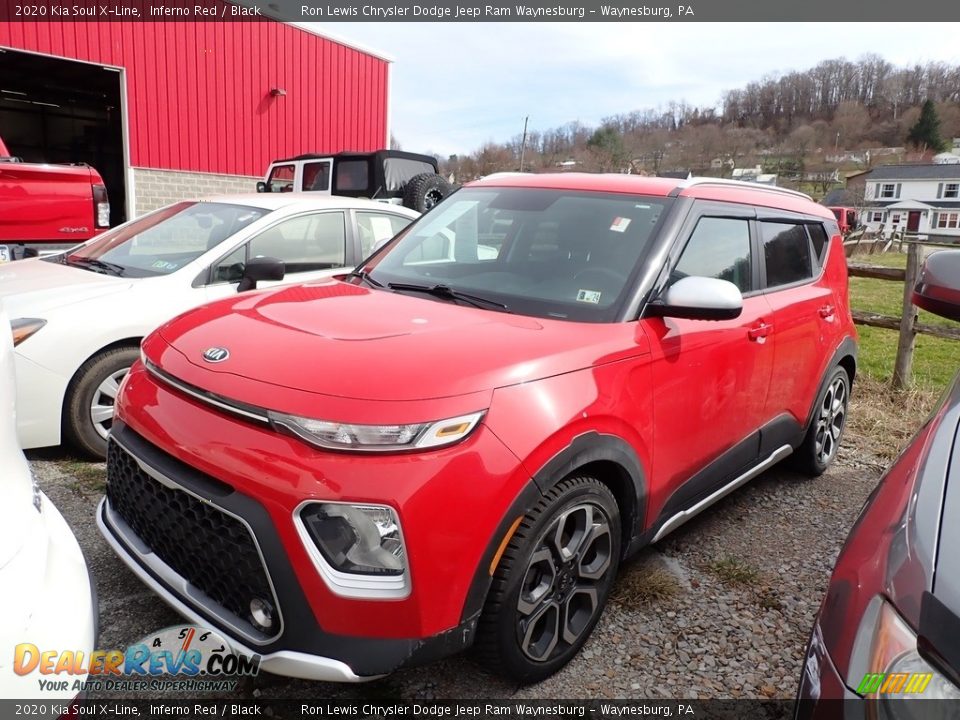 2020 Kia Soul X-Line Inferno Red / Black Photo #1