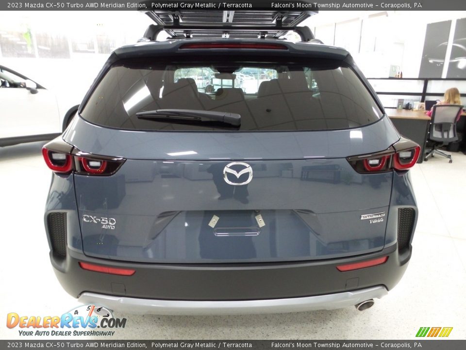 2023 Mazda CX-50 Turbo AWD Meridian Edition Polymetal Gray Metallic / Terracotta Photo #3