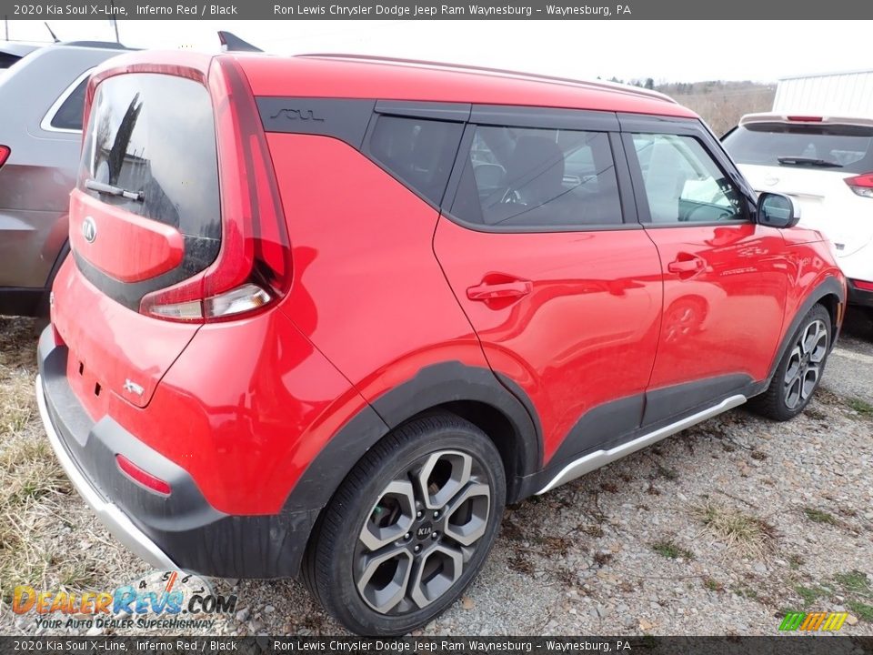 2020 Kia Soul X-Line Inferno Red / Black Photo #3