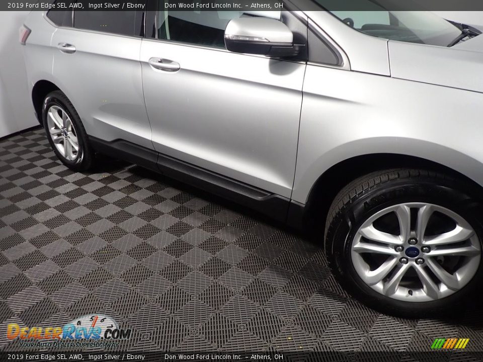 2019 Ford Edge SEL AWD Ingot Silver / Ebony Photo #5