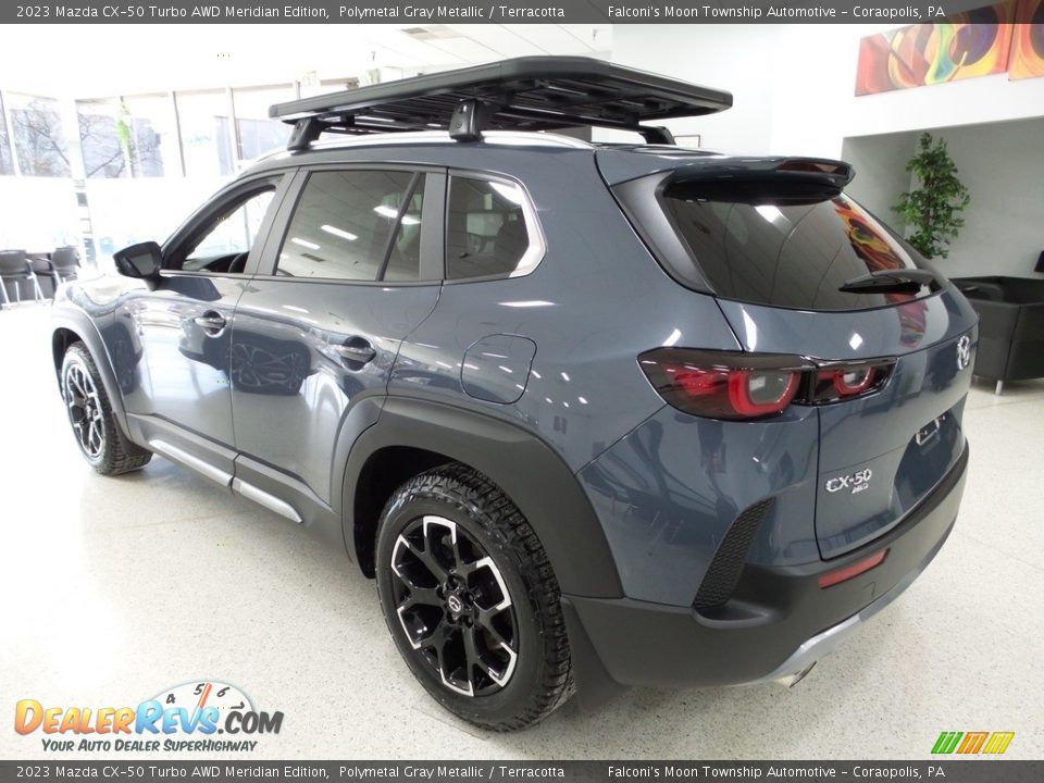 2023 Mazda CX-50 Turbo AWD Meridian Edition Polymetal Gray Metallic / Terracotta Photo #5