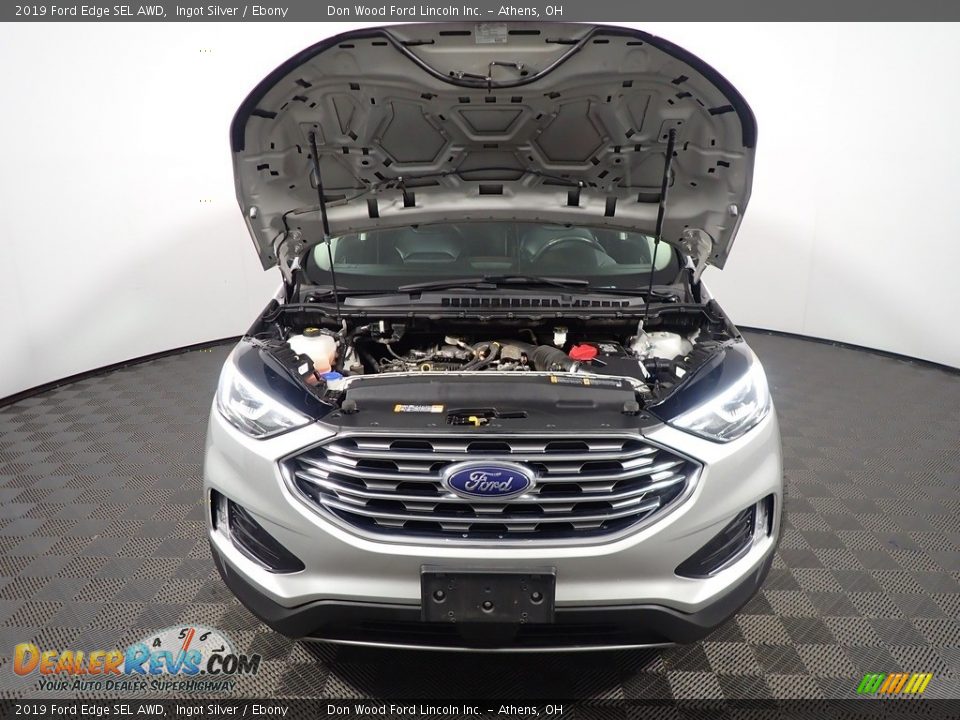 2019 Ford Edge SEL AWD Ingot Silver / Ebony Photo #7