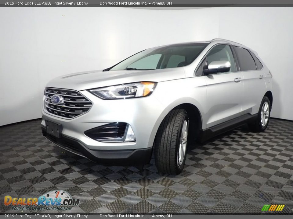 2019 Ford Edge SEL AWD Ingot Silver / Ebony Photo #9