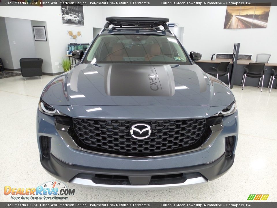 2023 Mazda CX-50 Turbo AWD Meridian Edition Polymetal Gray Metallic / Terracotta Photo #8