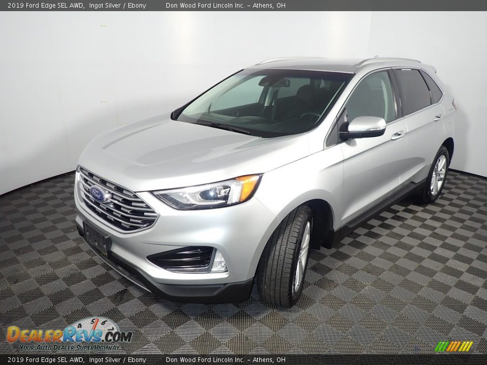 2019 Ford Edge SEL AWD Ingot Silver / Ebony Photo #10