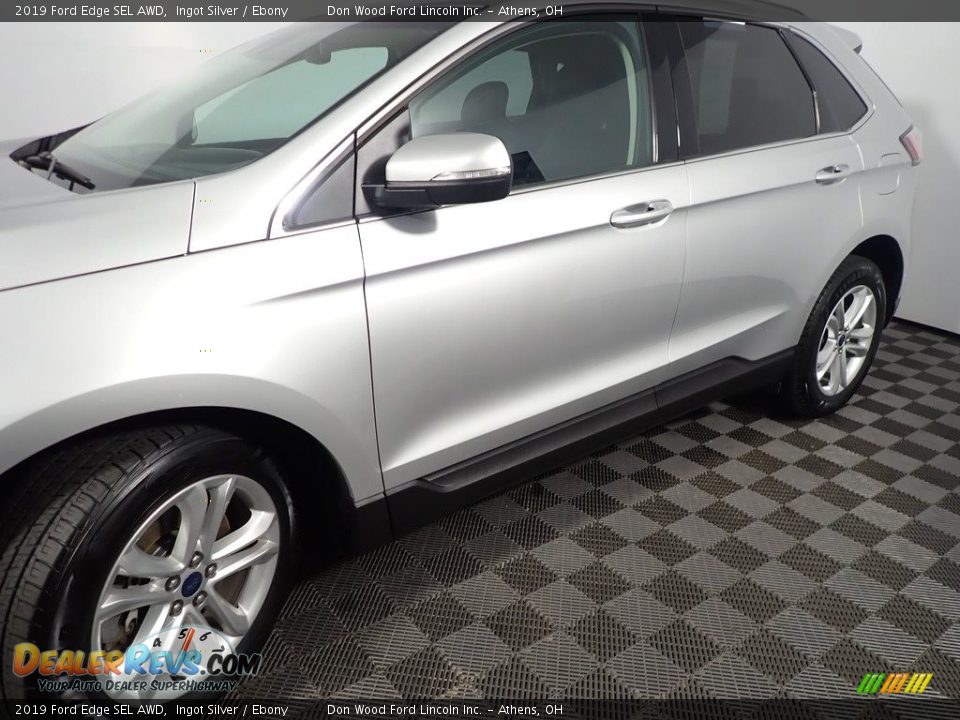 2019 Ford Edge SEL AWD Ingot Silver / Ebony Photo #11