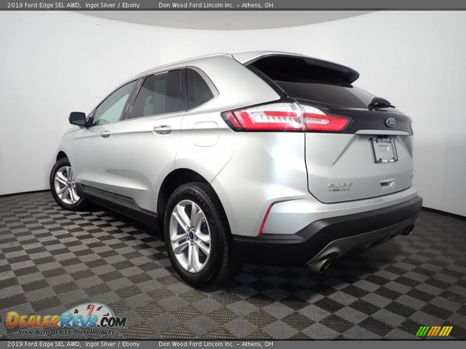 2019 Ford Edge SEL AWD Ingot Silver / Ebony Photo #12