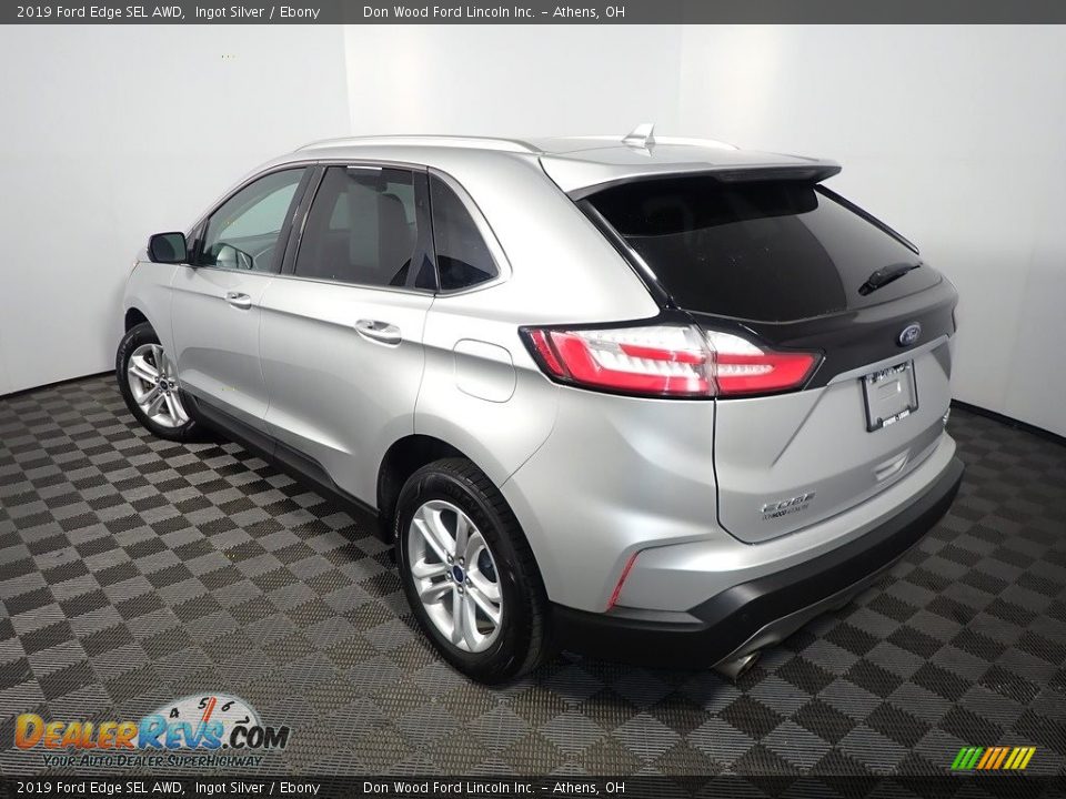 2019 Ford Edge SEL AWD Ingot Silver / Ebony Photo #13