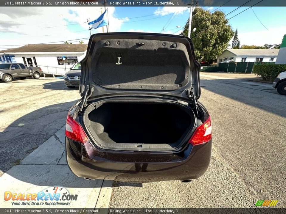 2011 Nissan Maxima 3.5 S Crimson Black / Charcoal Photo #6