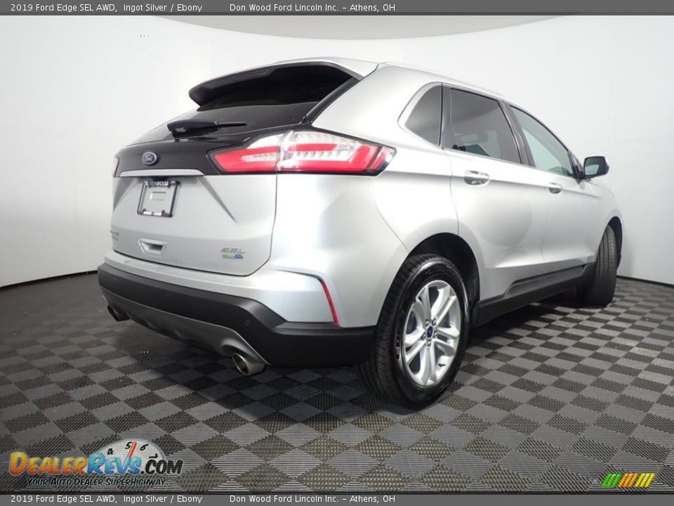 2019 Ford Edge SEL AWD Ingot Silver / Ebony Photo #18