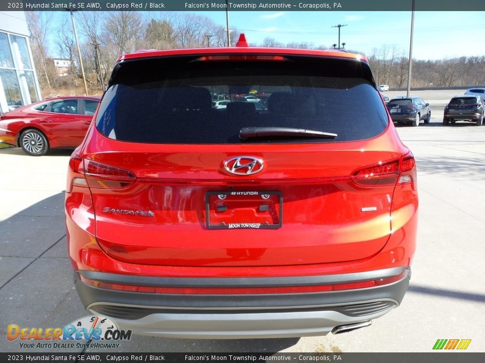 2023 Hyundai Santa Fe SE AWD Calypso Red / Black Photo #3