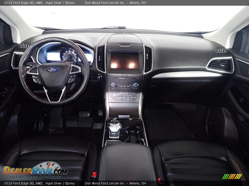 2019 Ford Edge SEL AWD Ingot Silver / Ebony Photo #25