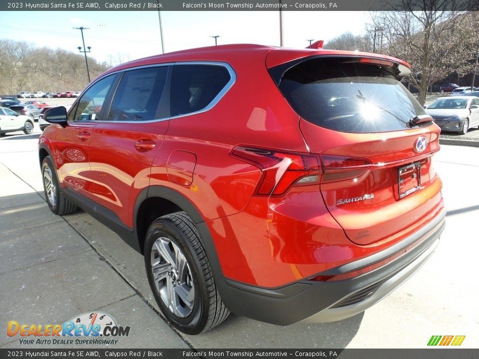 2023 Hyundai Santa Fe SE AWD Calypso Red / Black Photo #5