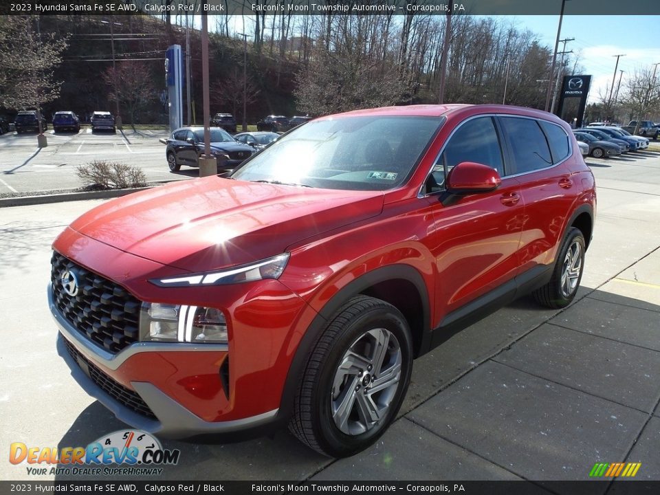 2023 Hyundai Santa Fe SE AWD Calypso Red / Black Photo #7