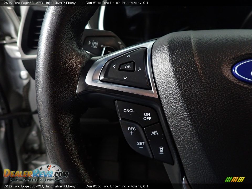 2019 Ford Edge SEL AWD Ingot Silver / Ebony Photo #30