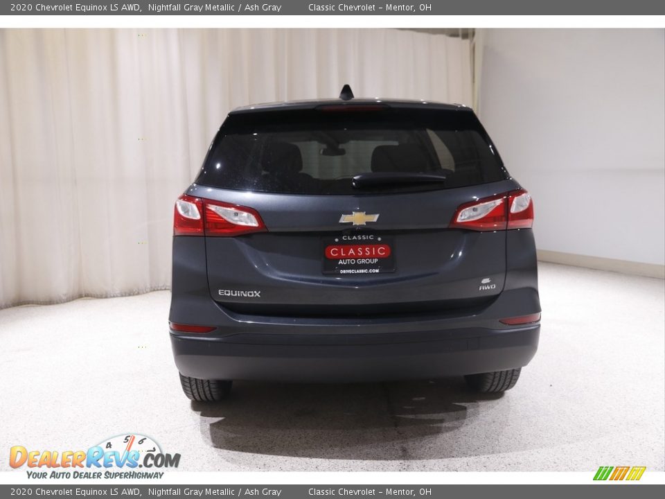 2020 Chevrolet Equinox LS AWD Nightfall Gray Metallic / Ash Gray Photo #18