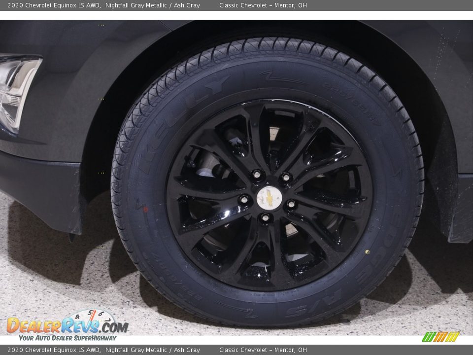 2020 Chevrolet Equinox LS AWD Nightfall Gray Metallic / Ash Gray Photo #20