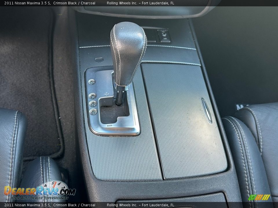 2011 Nissan Maxima 3.5 S Crimson Black / Charcoal Photo #21
