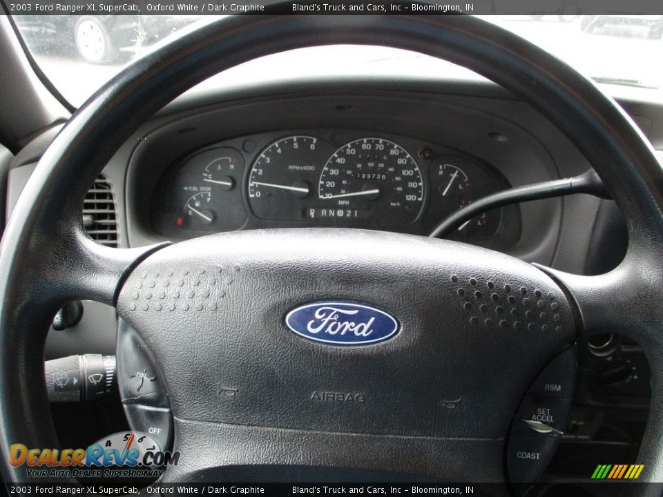 2003 Ford Ranger XL SuperCab Oxford White / Dark Graphite Photo #8