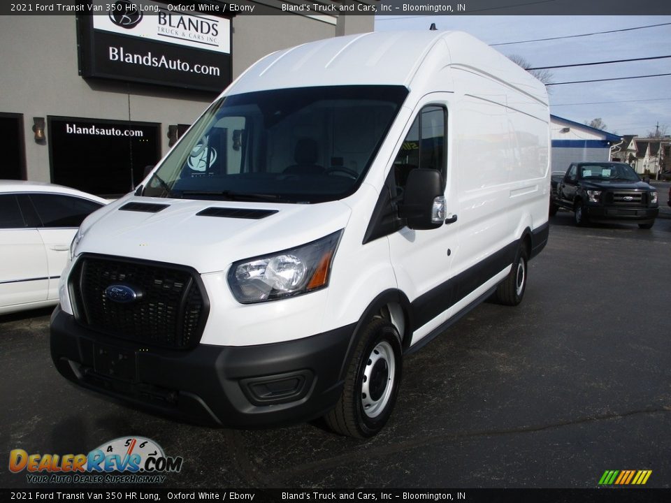 2021 Ford Transit Van 350 HR Long Oxford White / Ebony Photo #2