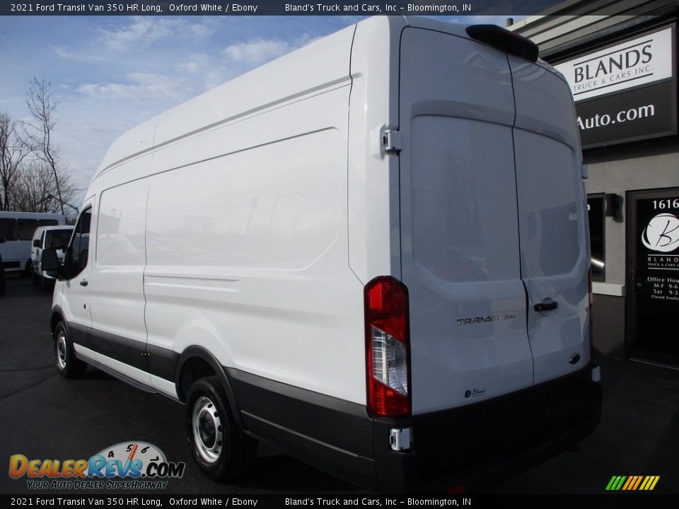 2021 Ford Transit Van 350 HR Long Oxford White / Ebony Photo #3