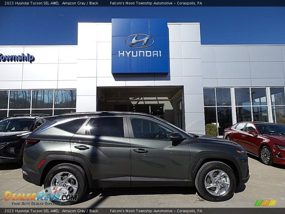2023 Hyundai Tucson SEL AWD Amazon Gray / Black Photo #1