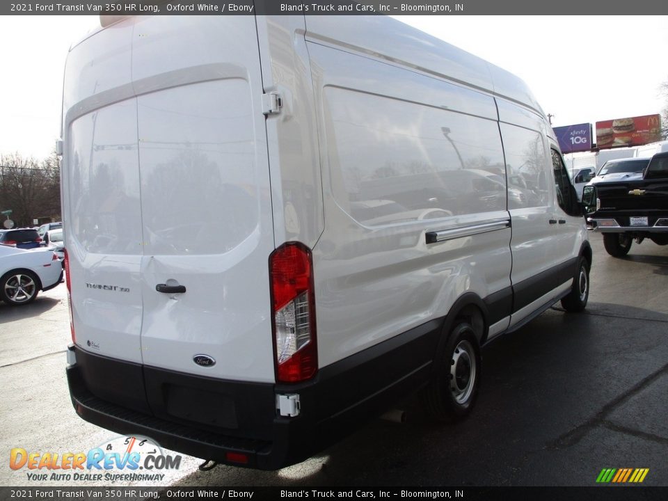 2021 Ford Transit Van 350 HR Long Oxford White / Ebony Photo #4