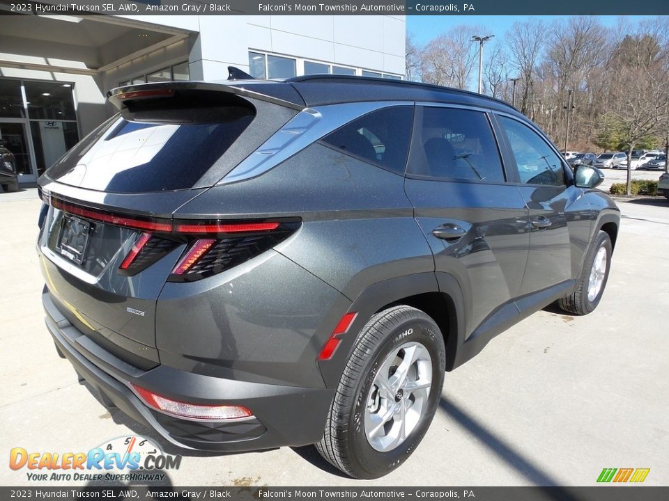 2023 Hyundai Tucson SEL AWD Amazon Gray / Black Photo #2