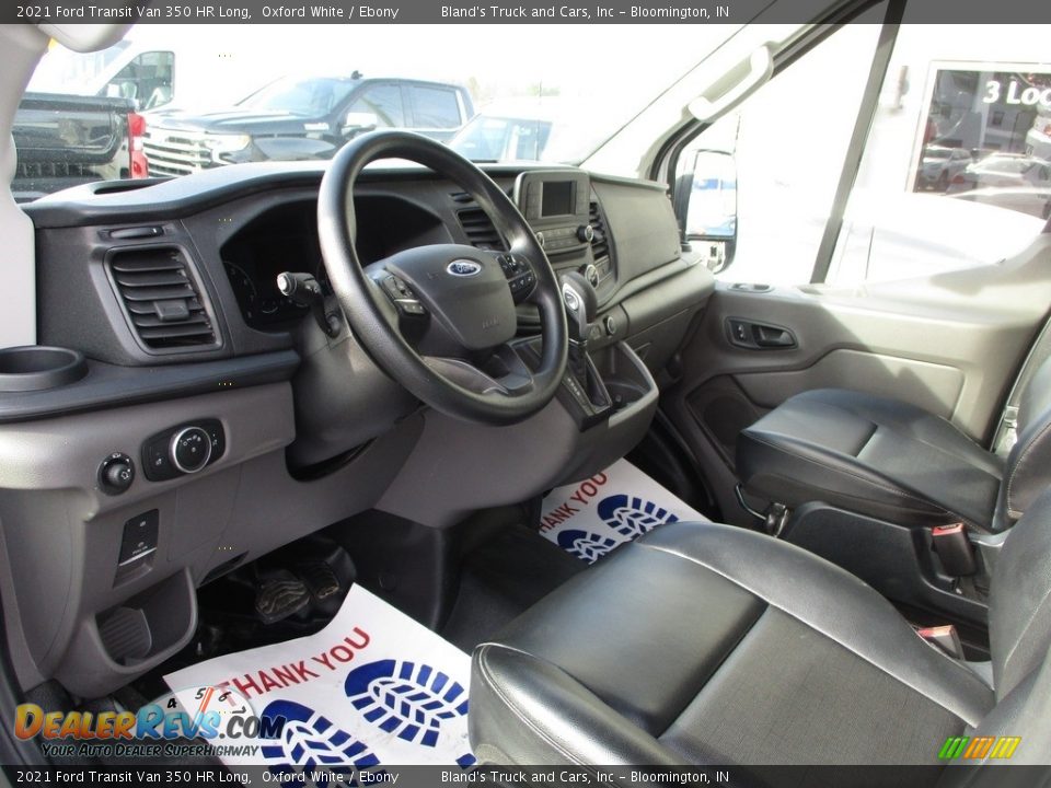 2021 Ford Transit Van 350 HR Long Oxford White / Ebony Photo #6