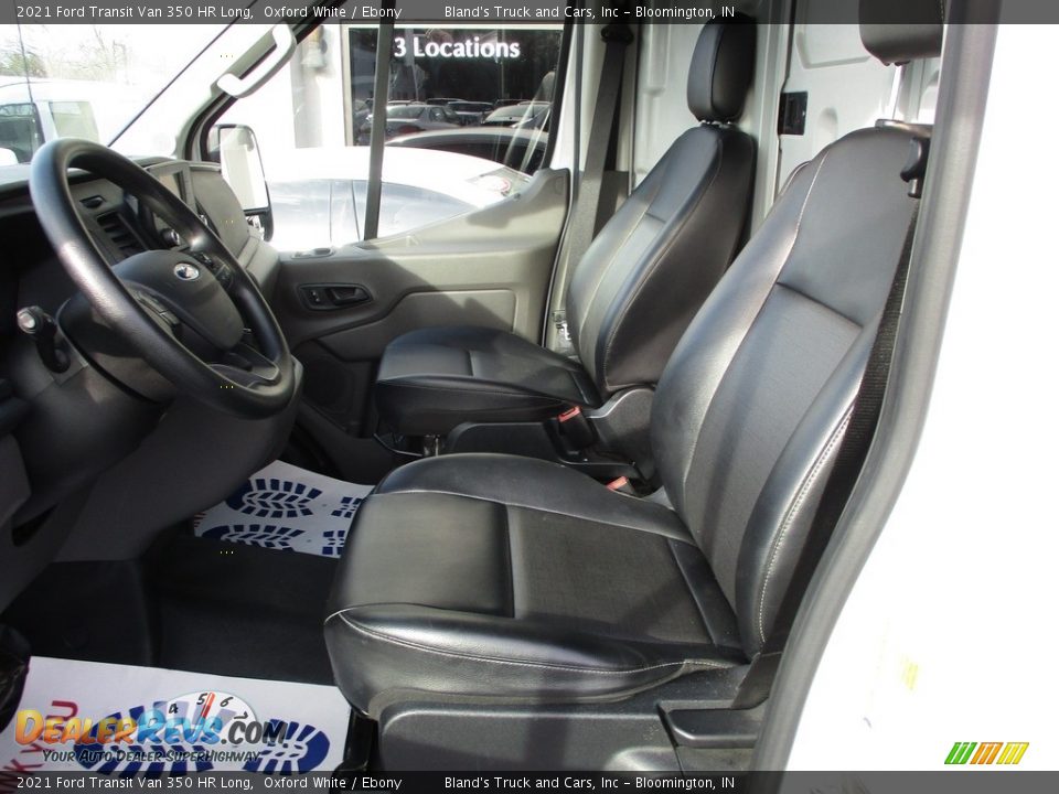 2021 Ford Transit Van 350 HR Long Oxford White / Ebony Photo #7