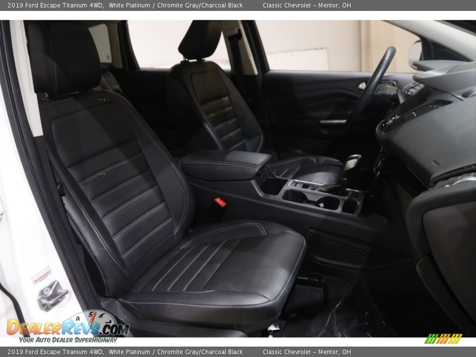 2019 Ford Escape Titanium 4WD White Platinum / Chromite Gray/Charcoal Black Photo #16
