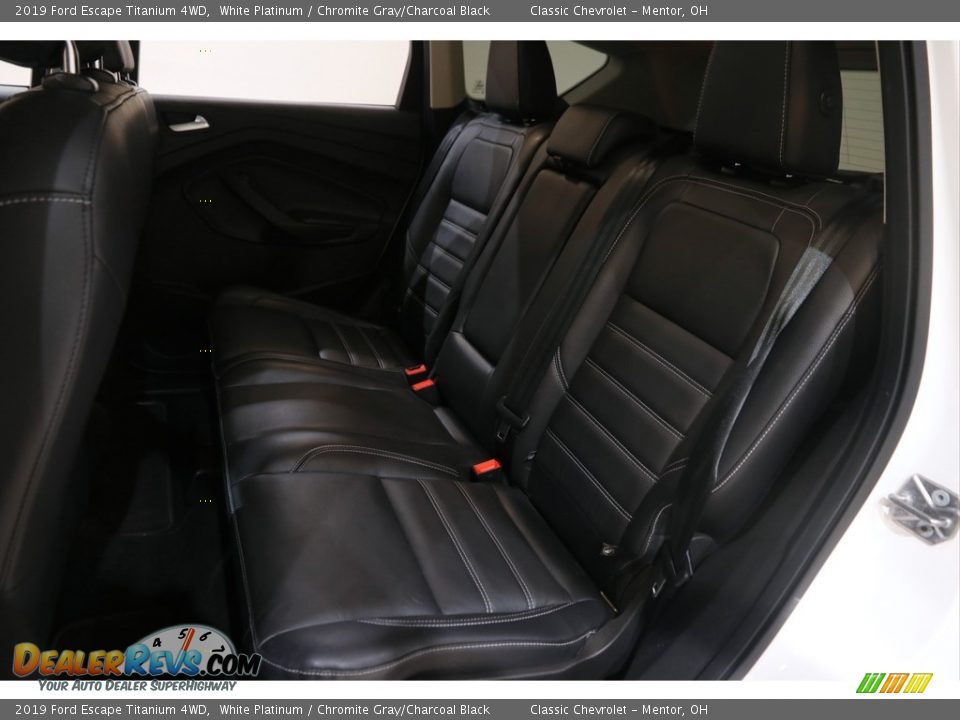 2019 Ford Escape Titanium 4WD White Platinum / Chromite Gray/Charcoal Black Photo #18