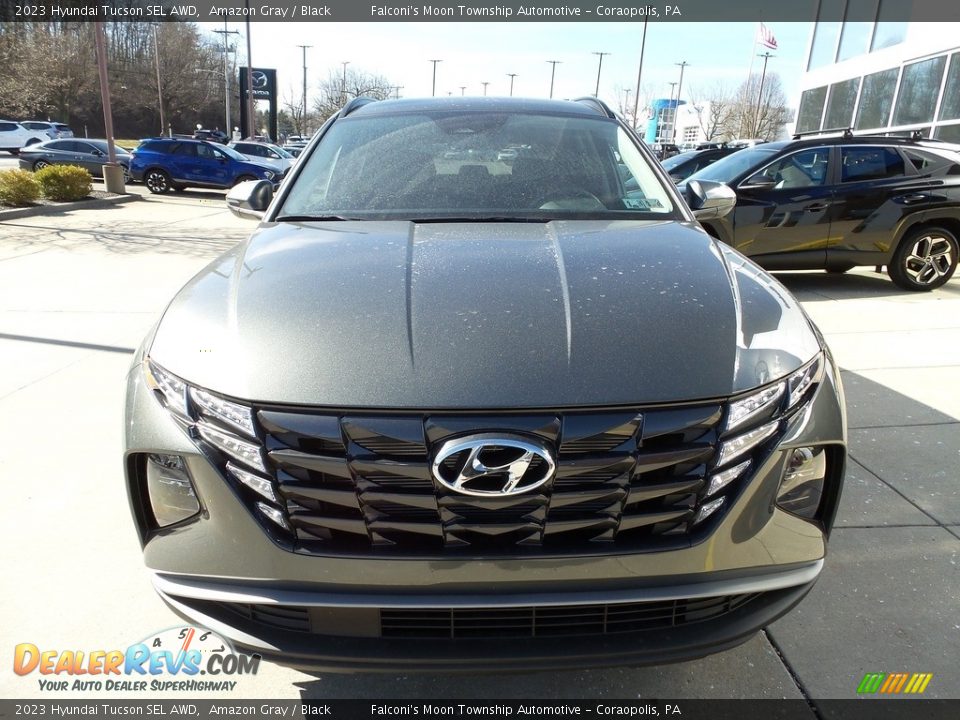 2023 Hyundai Tucson SEL AWD Amazon Gray / Black Photo #8