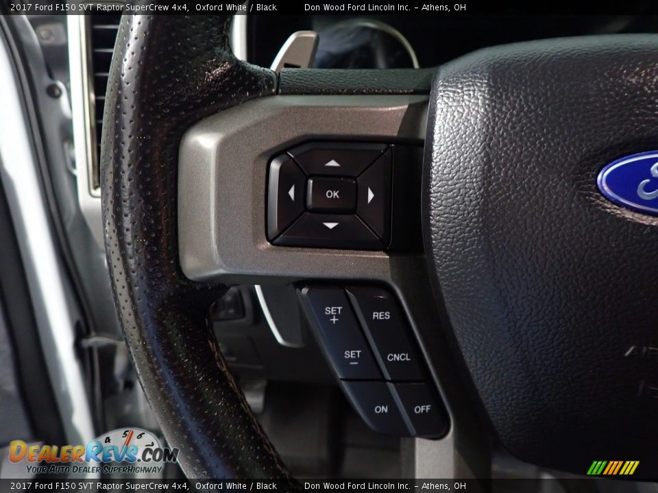 2017 Ford F150 SVT Raptor SuperCrew 4x4 Oxford White / Black Photo #27