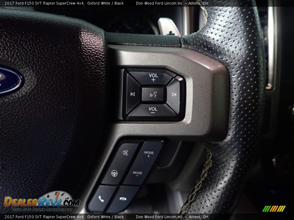 2017 Ford F150 SVT Raptor SuperCrew 4x4 Oxford White / Black Photo #28