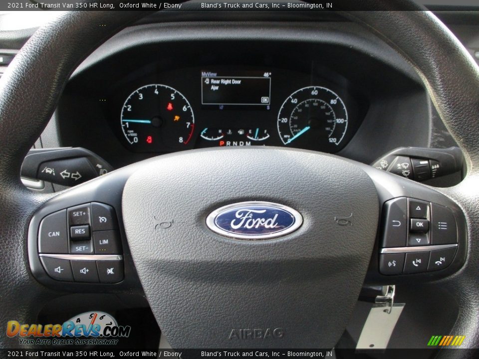 2021 Ford Transit Van 350 HR Long Oxford White / Ebony Photo #12