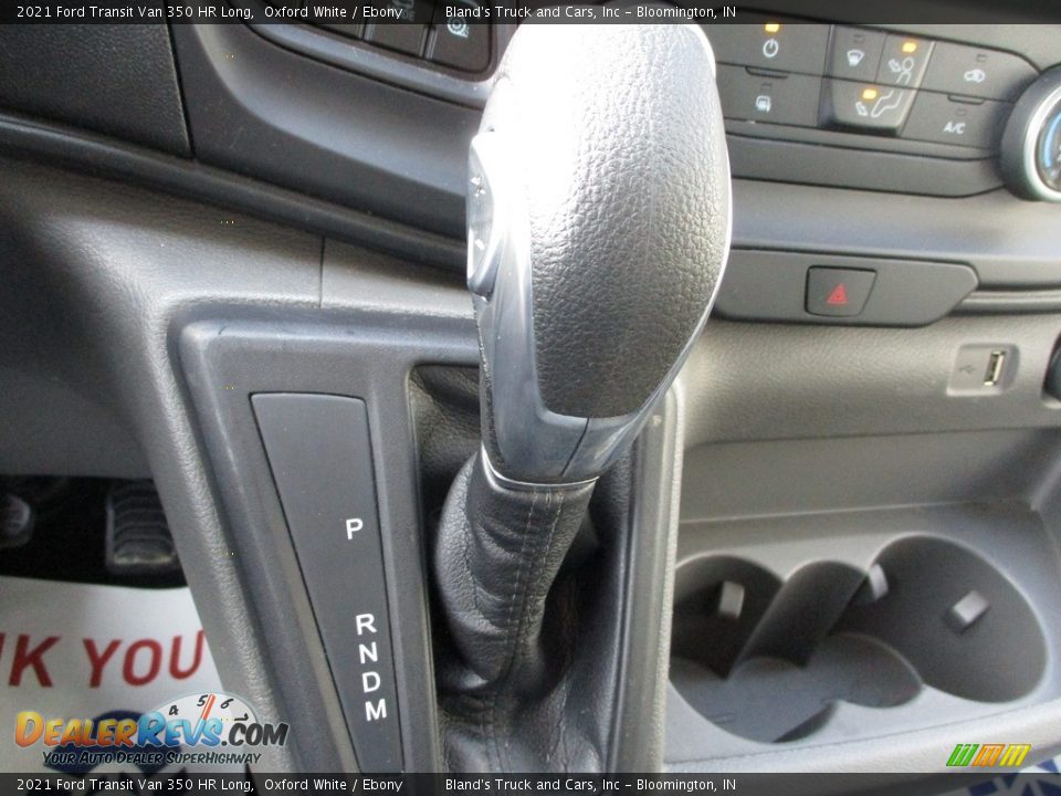 2021 Ford Transit Van 350 HR Long Oxford White / Ebony Photo #20