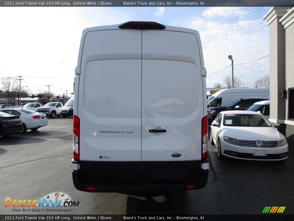 2021 Ford Transit Van 350 HR Long Oxford White / Ebony Photo #28