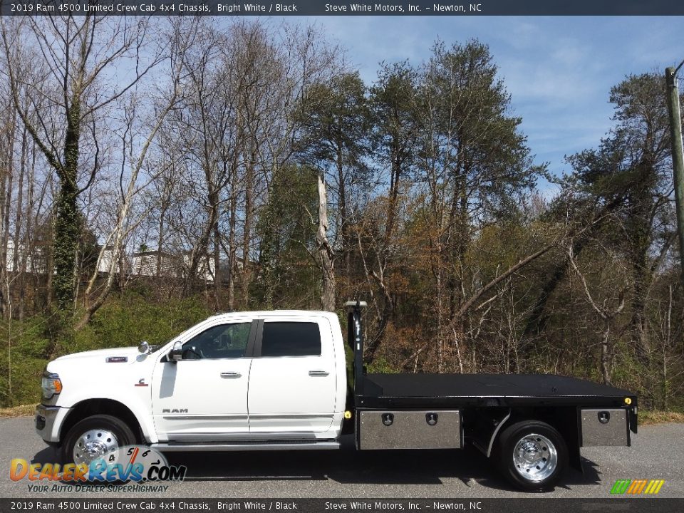 2019 Ram 4500 Limited Crew Cab 4x4 Chassis Bright White / Black Photo #1