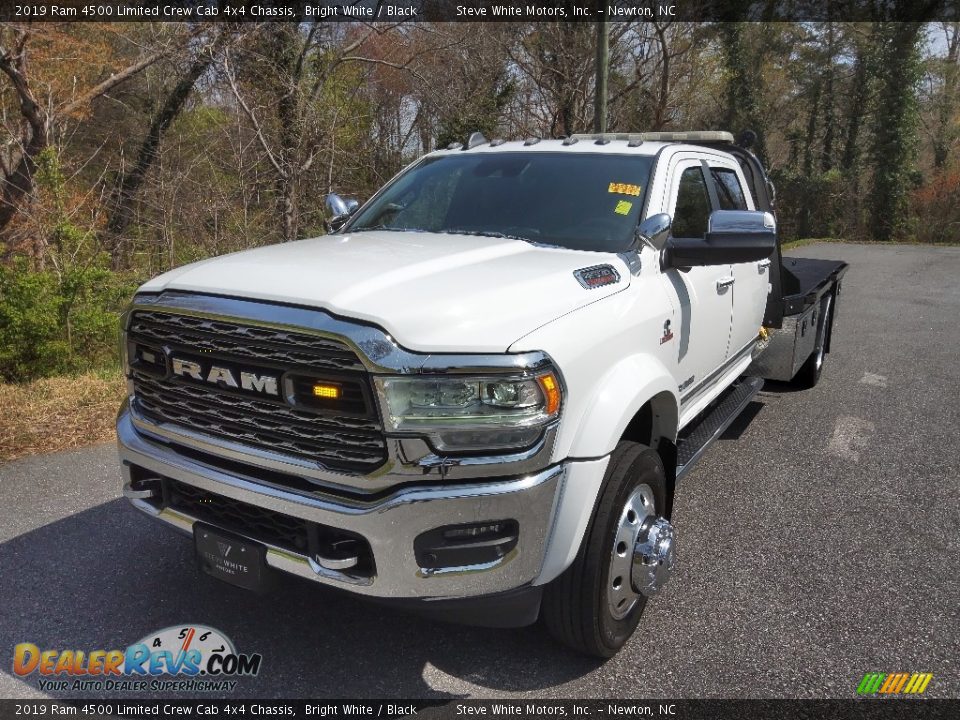 2019 Ram 4500 Limited Crew Cab 4x4 Chassis Bright White / Black Photo #2