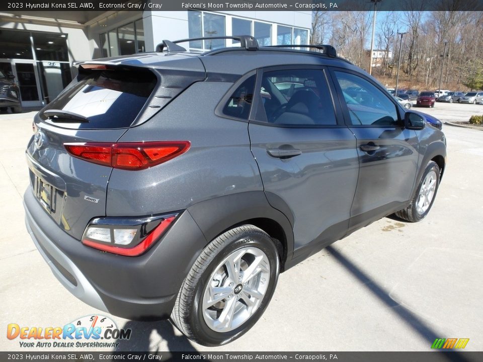 2023 Hyundai Kona SEL AWD Ecotronic Gray / Gray Photo #2