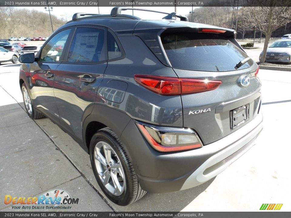 2023 Hyundai Kona SEL AWD Ecotronic Gray / Gray Photo #5