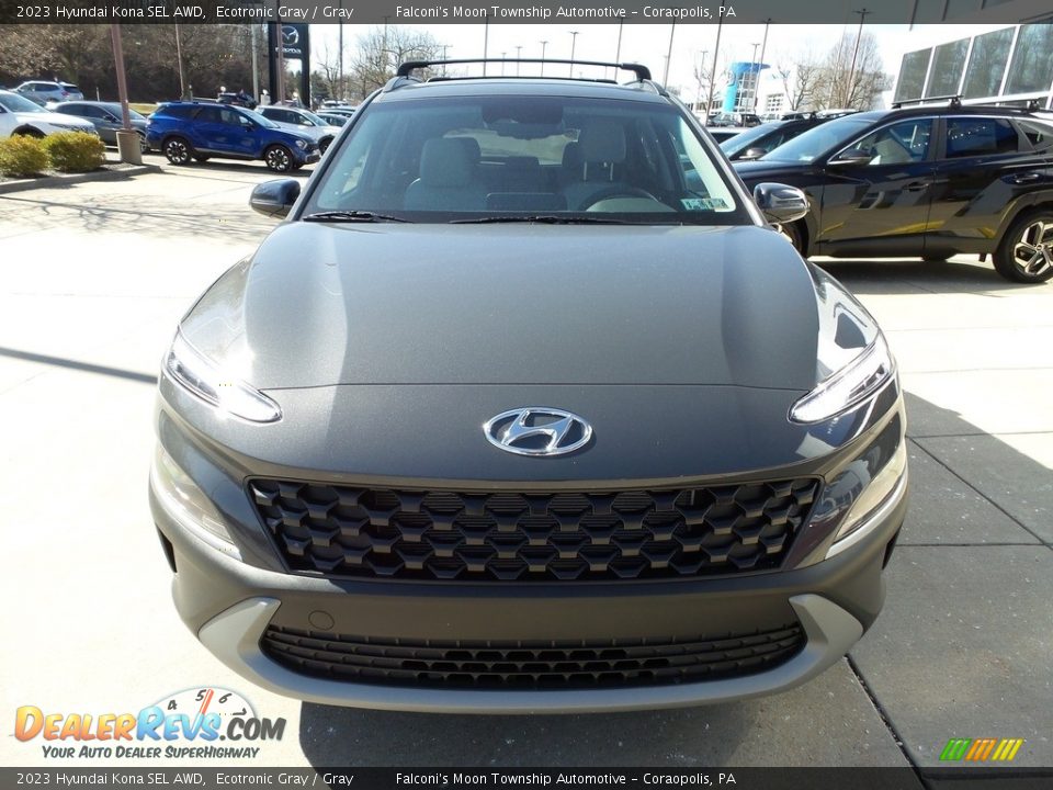 2023 Hyundai Kona SEL AWD Ecotronic Gray / Gray Photo #8