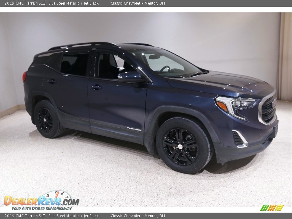 2019 GMC Terrain SLE Blue Steel Metallic / Jet Black Photo #1