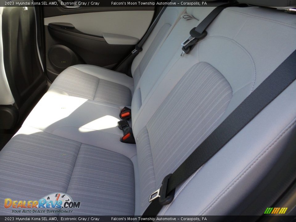 Rear Seat of 2023 Hyundai Kona SEL AWD Photo #12
