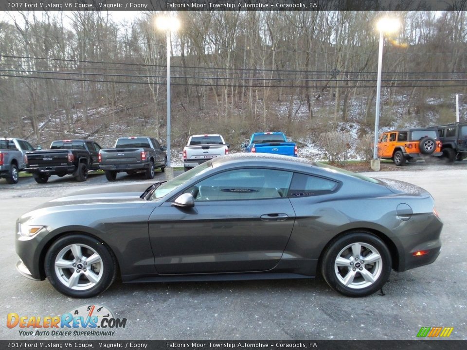 2017 Ford Mustang V6 Coupe Magnetic / Ebony Photo #5