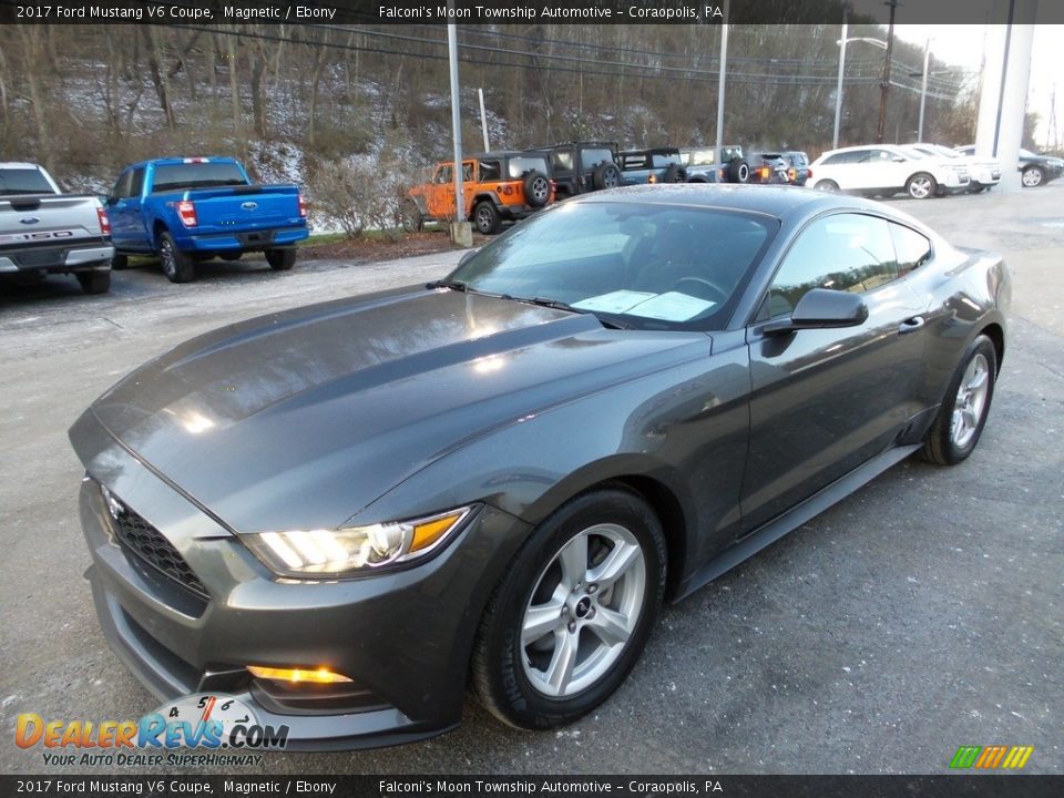 2017 Ford Mustang V6 Coupe Magnetic / Ebony Photo #6