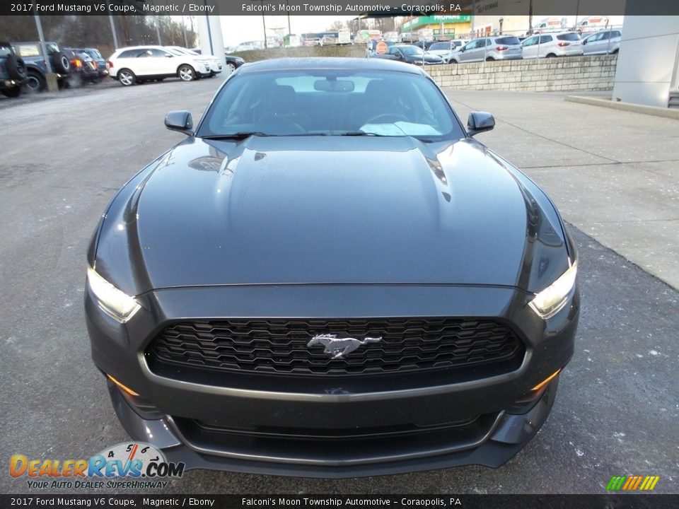 2017 Ford Mustang V6 Coupe Magnetic / Ebony Photo #7